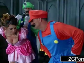 Kreten da veselje stick: ogromno mario bros dobili zaposlen s princesa brooklyn lov