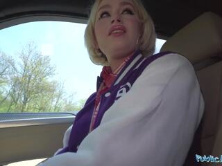 Public Agent Greta Foss is a enticing blonde who is pounded hard by a big dick