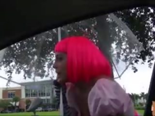 Cosplay Chick Rides A Strangers member
